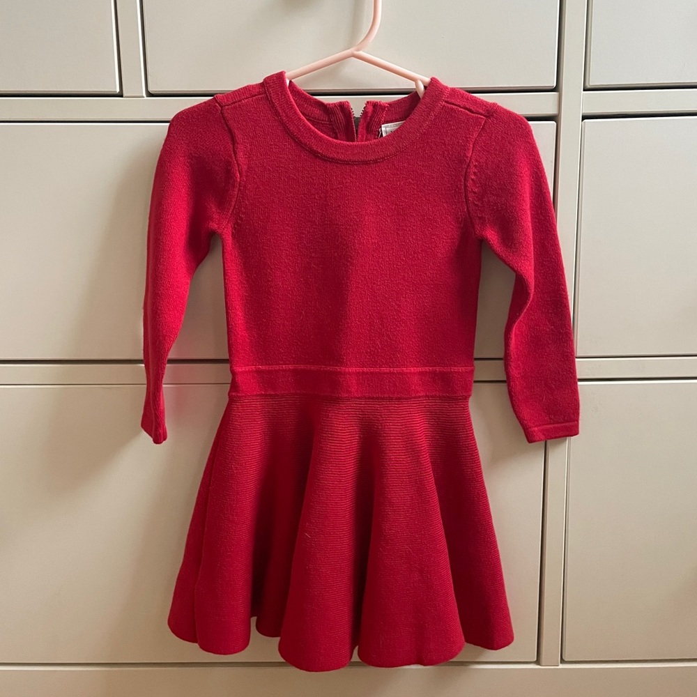 Baby Gap red sweater dress 12-18 months